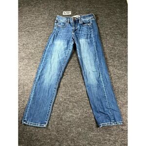 Liverpool Girlfriend Jeans Womens 4/27 Blue Denim Medium Wash Straight Leg
